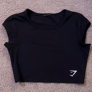 Black Gymshark dreamy crop top